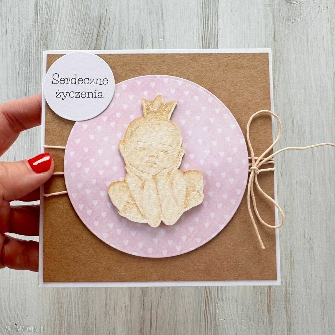 kartki: Kartka z okazji narodzin gratulacje Autorskie