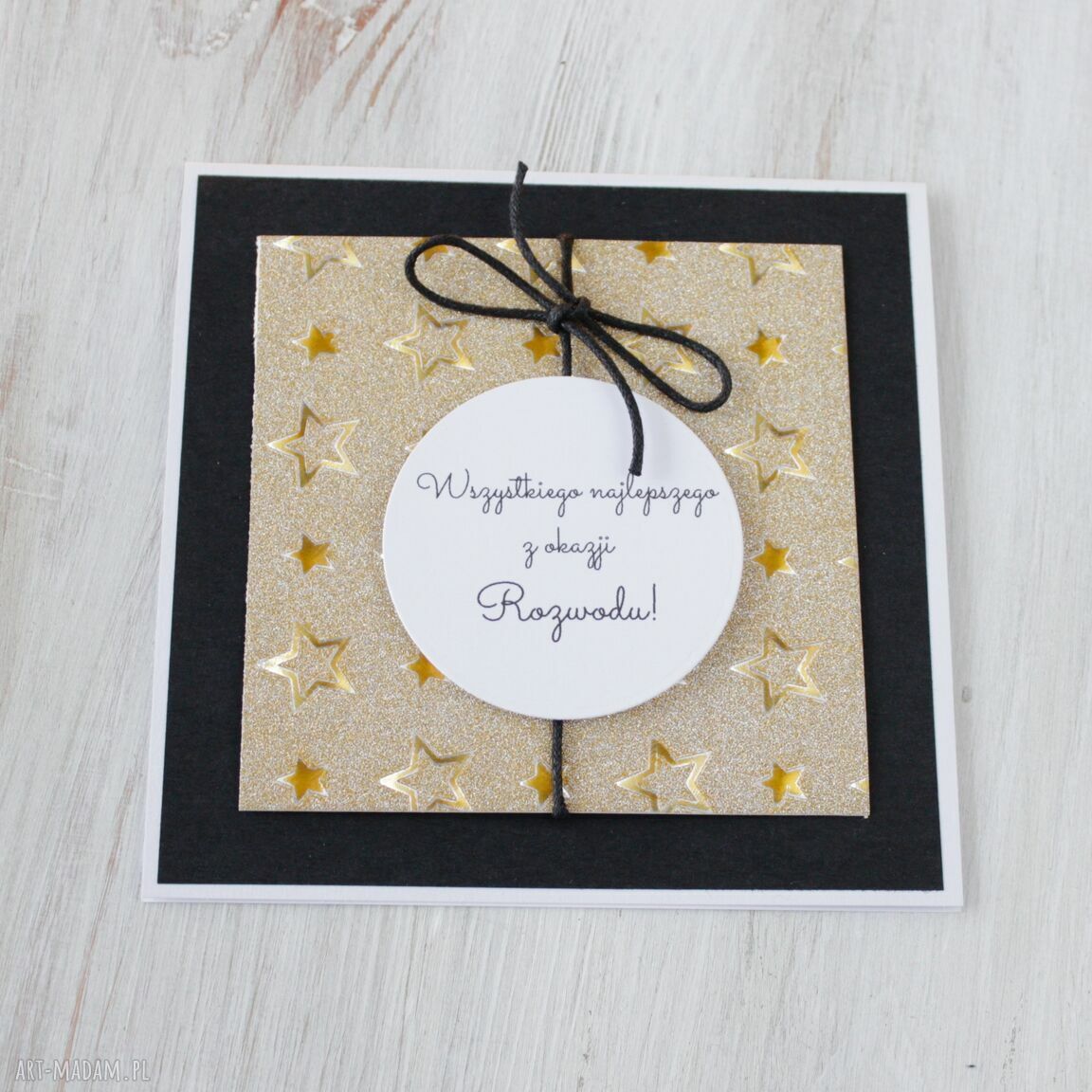 scrapbooking kartki: Kartka z okazji rozwodu HandMade