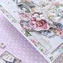 kartka dla przyjaciółki scrapbooking kartki różowe w paryskim stylu, w pudełku