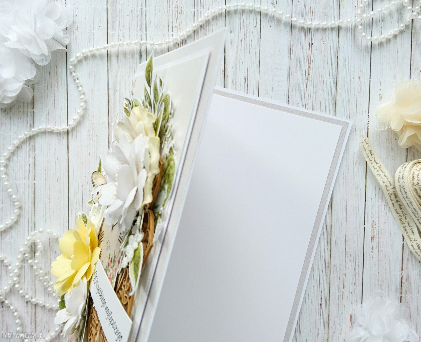 scrapbooking kartki: Kartka z zegarem w pudełku Ręcznie robione