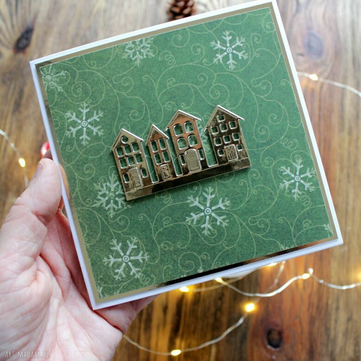 Pomysł święta upominki! Kartka boże narodzenie Świąteczna