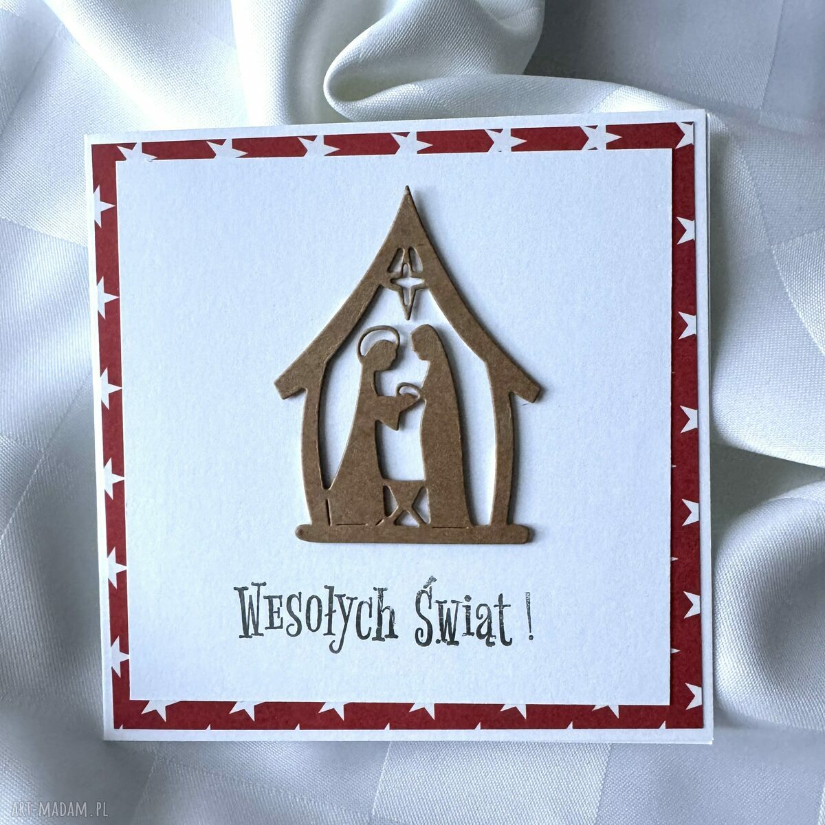świąteczne prezenty: Kartka na Boże Narodzenie Święta Świąteczna Handmade