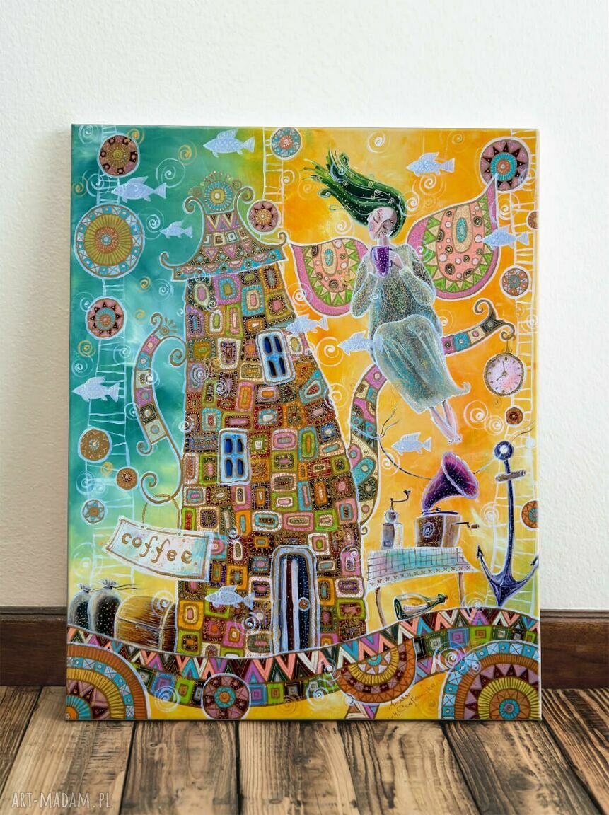 Kawa o smaku morza. Giclee