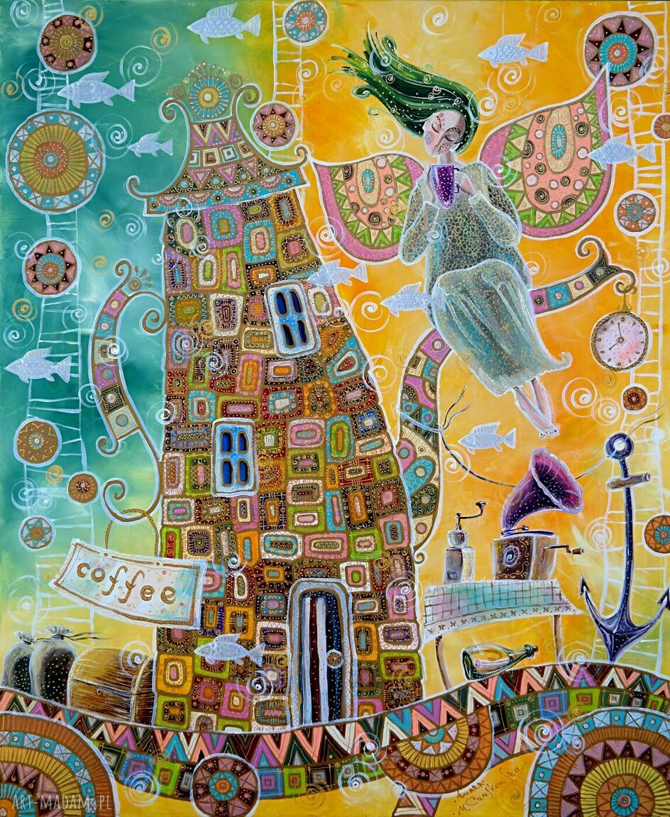 Kawa o smaku morza. Giclee