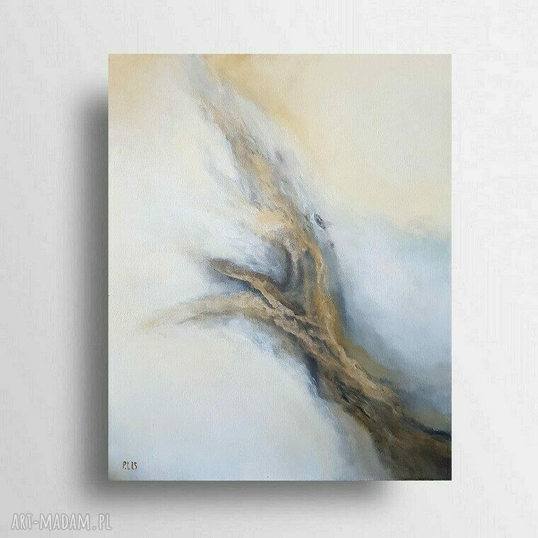 Każda chwila jest teraz - obraz akrylowy 60x50 cm na płótnie abstrakcja