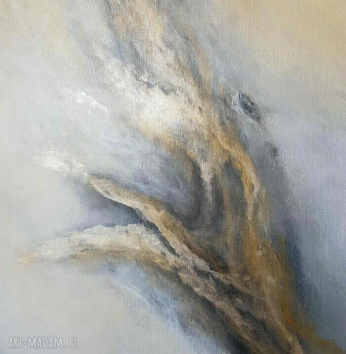 Każda chwila jest teraz - obraz akrylowy 60x50 cm na płótnie (abstrakcja)