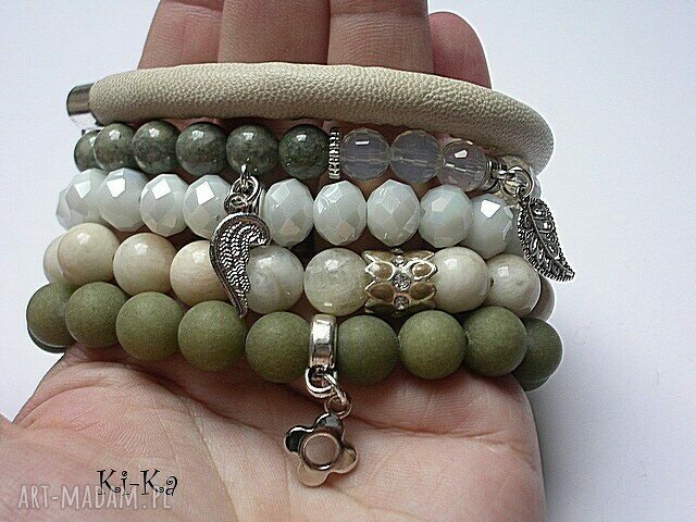 KHAKI AND ECRU SET /07 2014/ Ręczne wykonanie