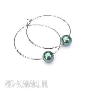 alloys collection pearls sea green - kolczyki