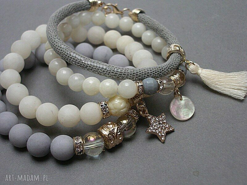 Grey and vanilla vol. 8 /14 07 20/ set HandMade