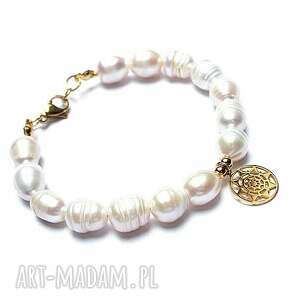 pearls white perły naturalne vol 3 - bransoletka