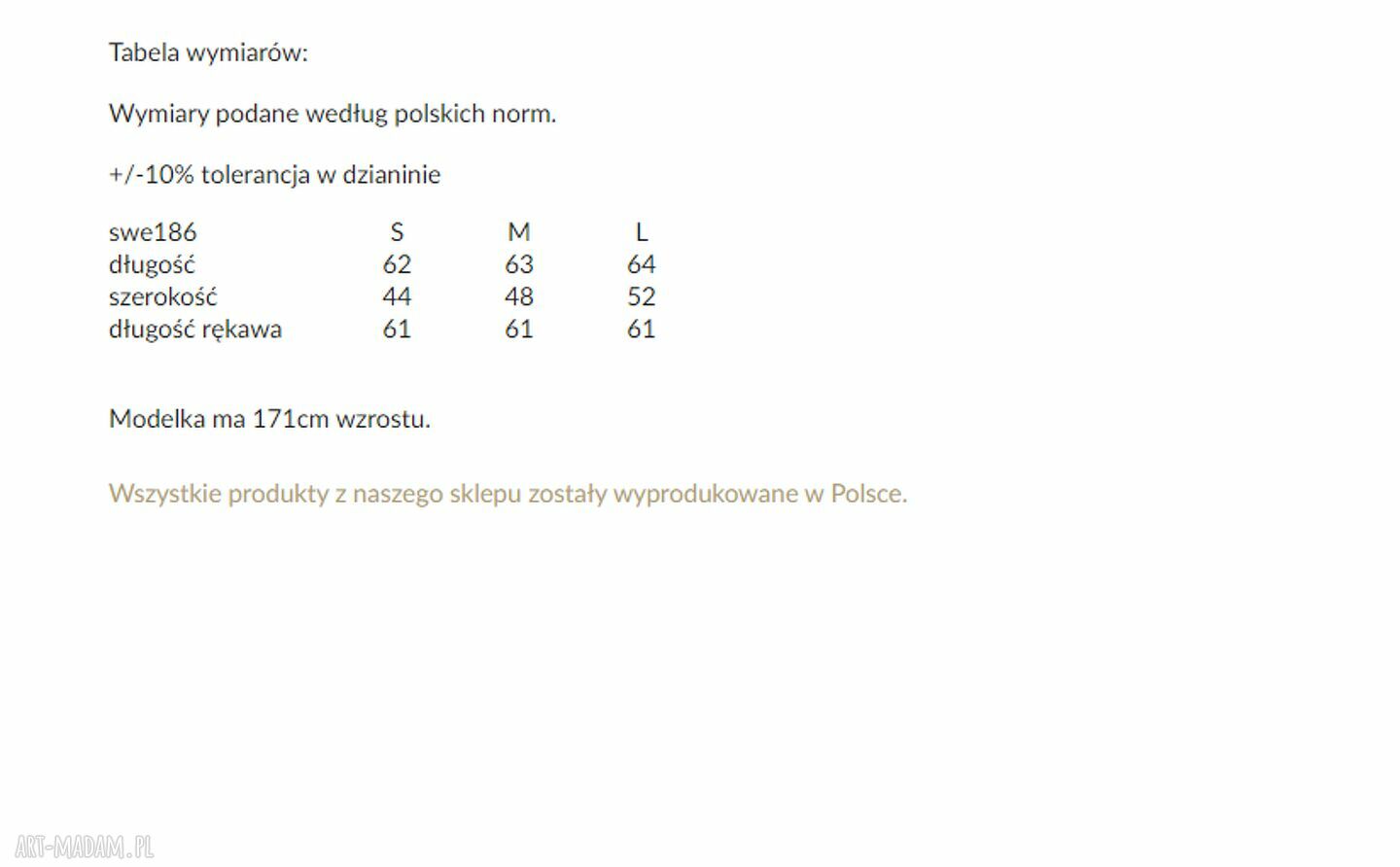 Beżowy klasyczny sweterek SWE186 MKM z dekoltem w serek i warkoczami