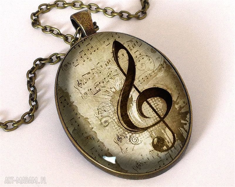 zegarki: Klucz wiolinowy Zegarek/bransoletka na skórzanym pasku handmade