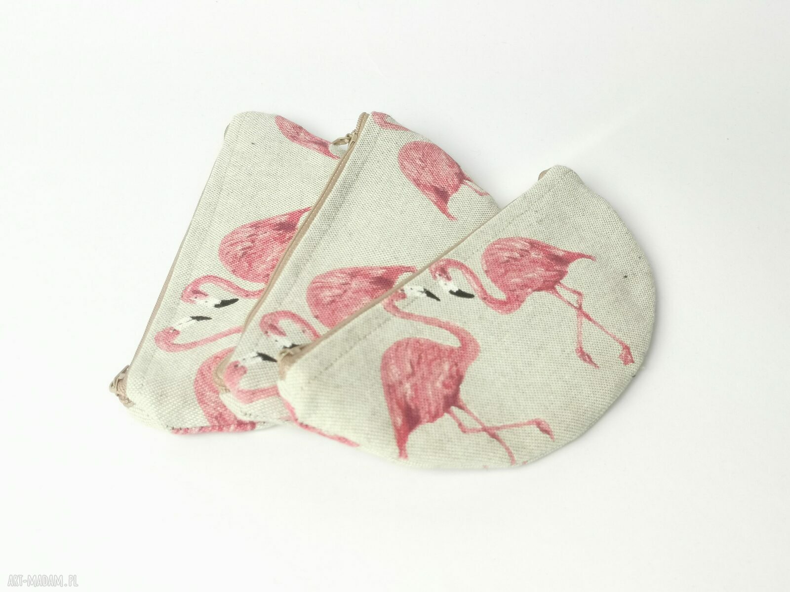 Kosmetyczka Flamingi i Lama - etui na kosmetyki oraz klucze