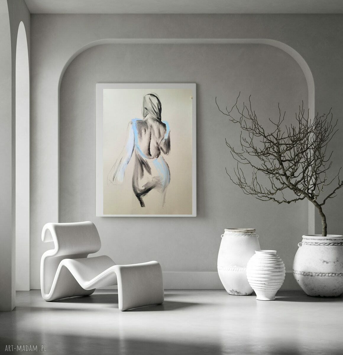 Kobiecość - duża grafika kobieca 100x70