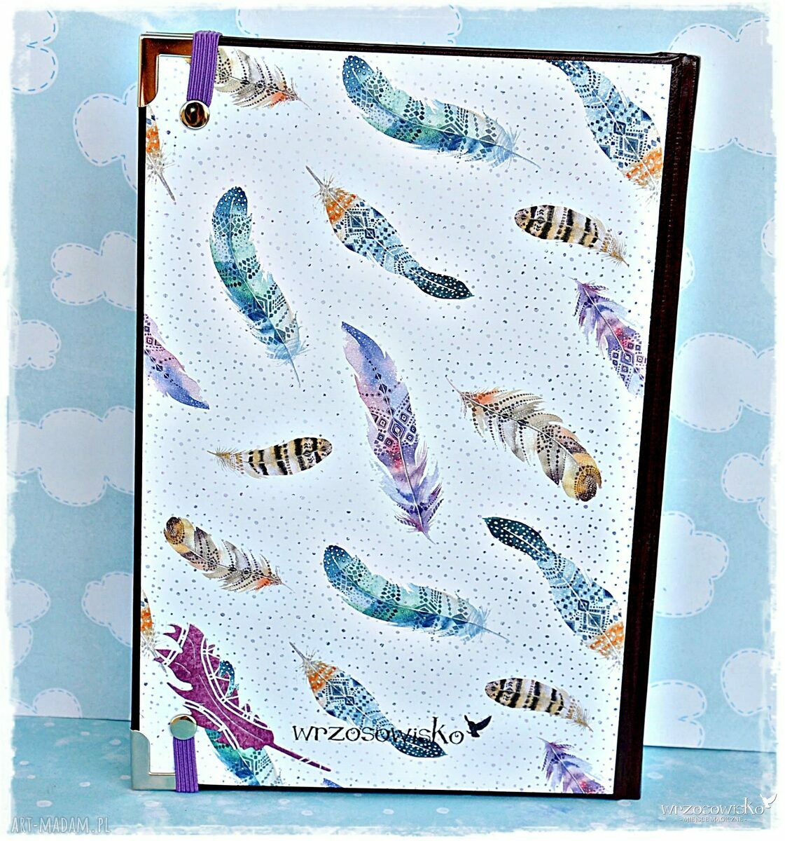 Ręcznie robiony kalendarz scrapbooking „Dreams” wyjątkowy prezent