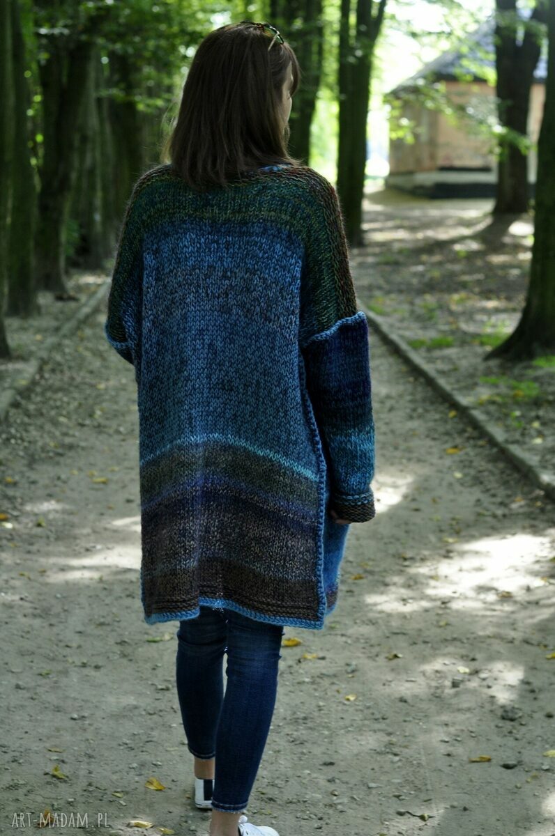 multikolors sweater REZERWACKA P. IWONA Ręcznie wykonane