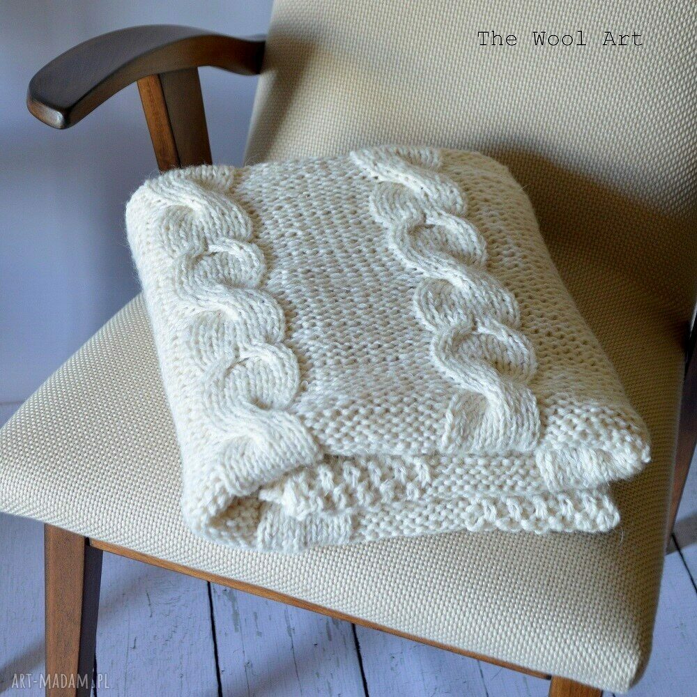 koce i narzuty: pled ZAMÓWIENIE P. Renata Hand Made