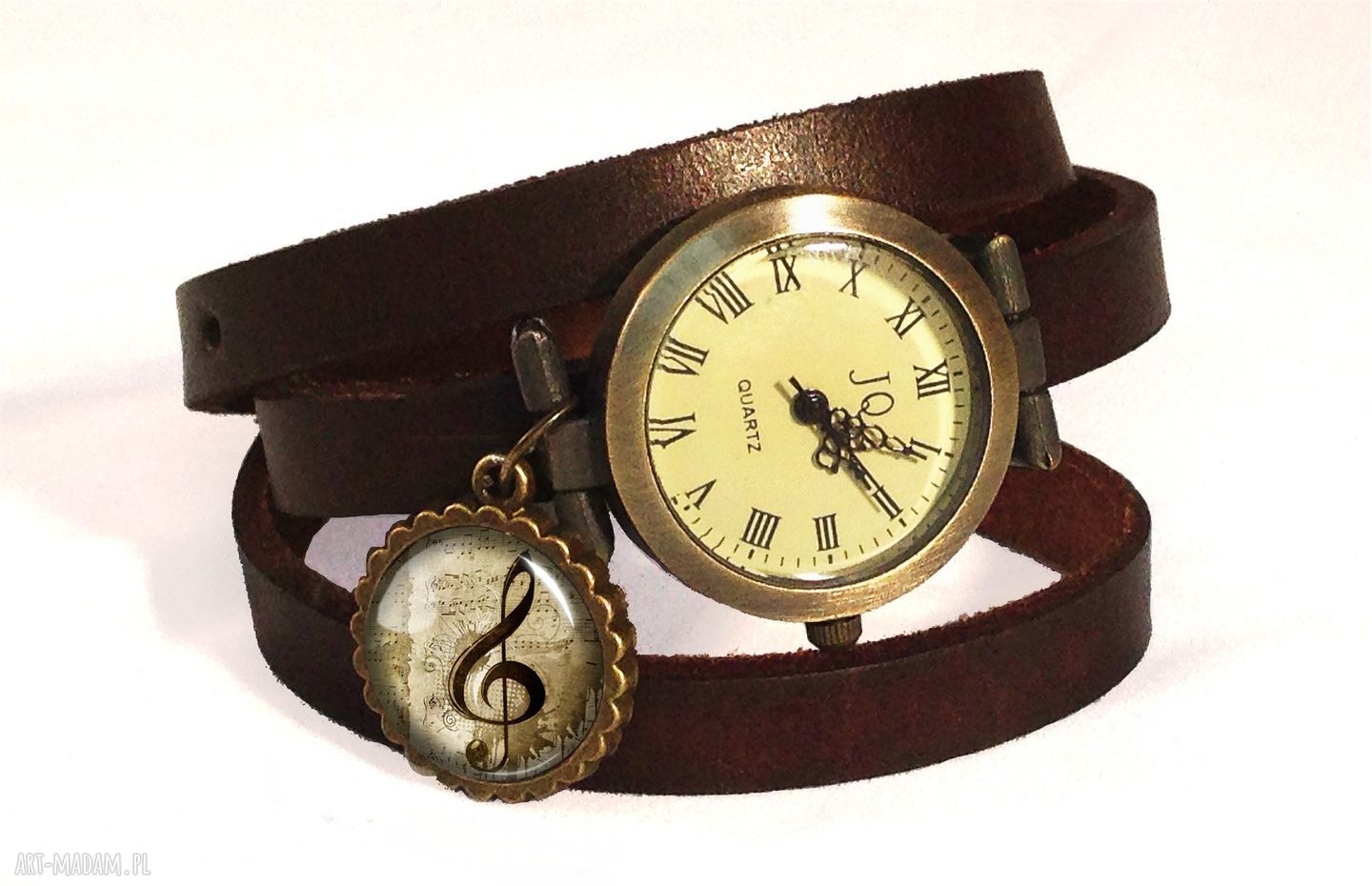 naszyjniki: Kocham muzykę owalny medalion z łańcuszkiem ręczne wykonanie