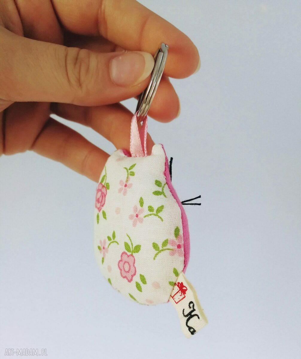 koci brelok do kluczy HandMade