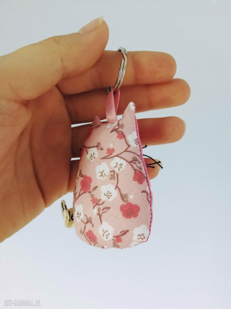 koci brelok do kluczy HandMade