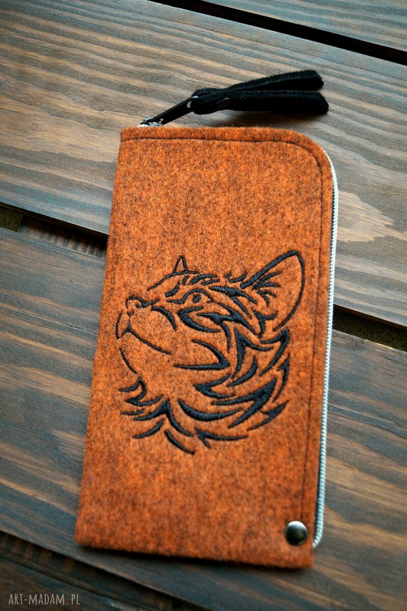Koci zestaw - etui na telefon i podkładka pod kubek
