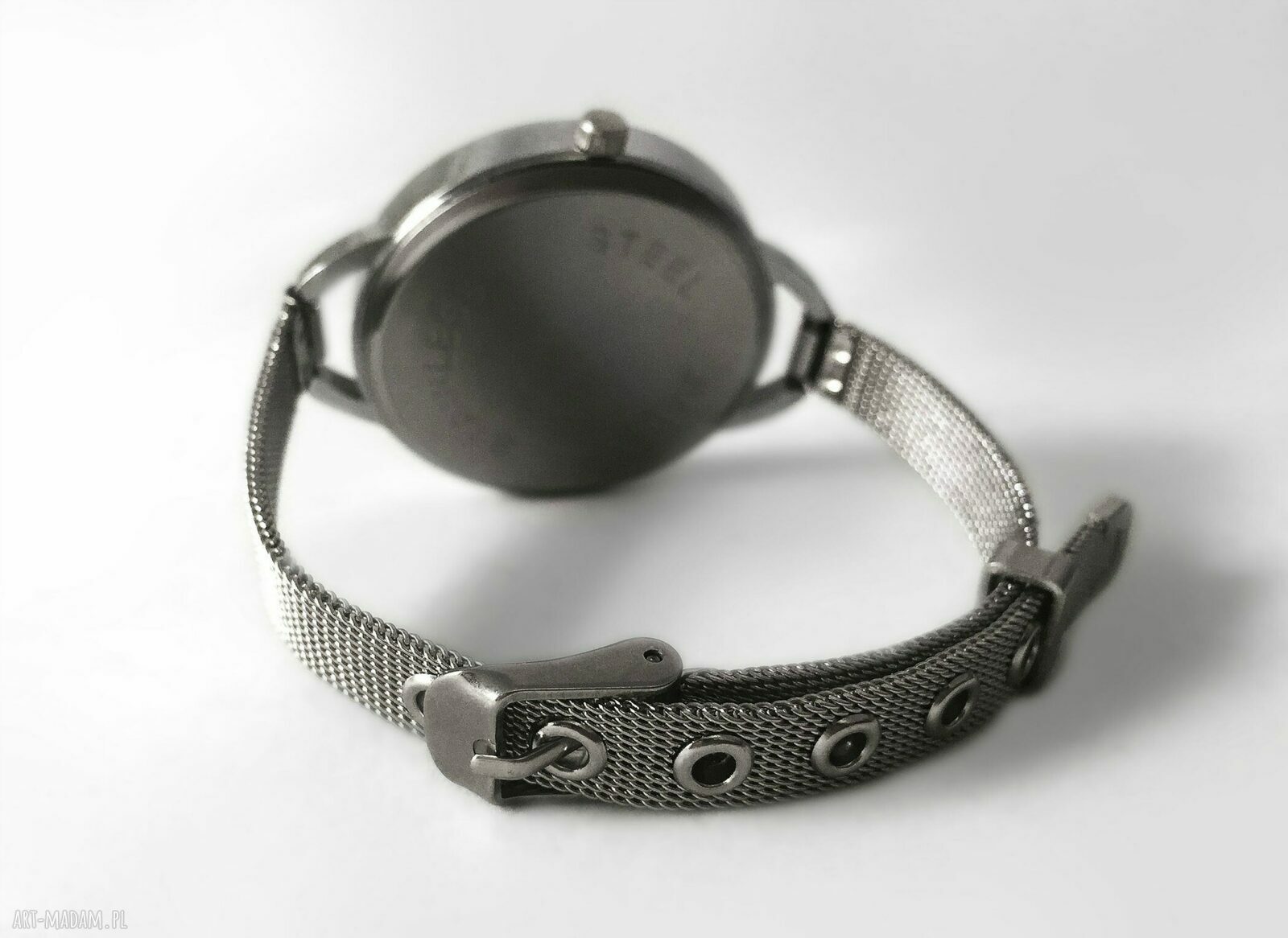 Kocia mordka 0877WS - zegarek z dużą tarczką 36 mm