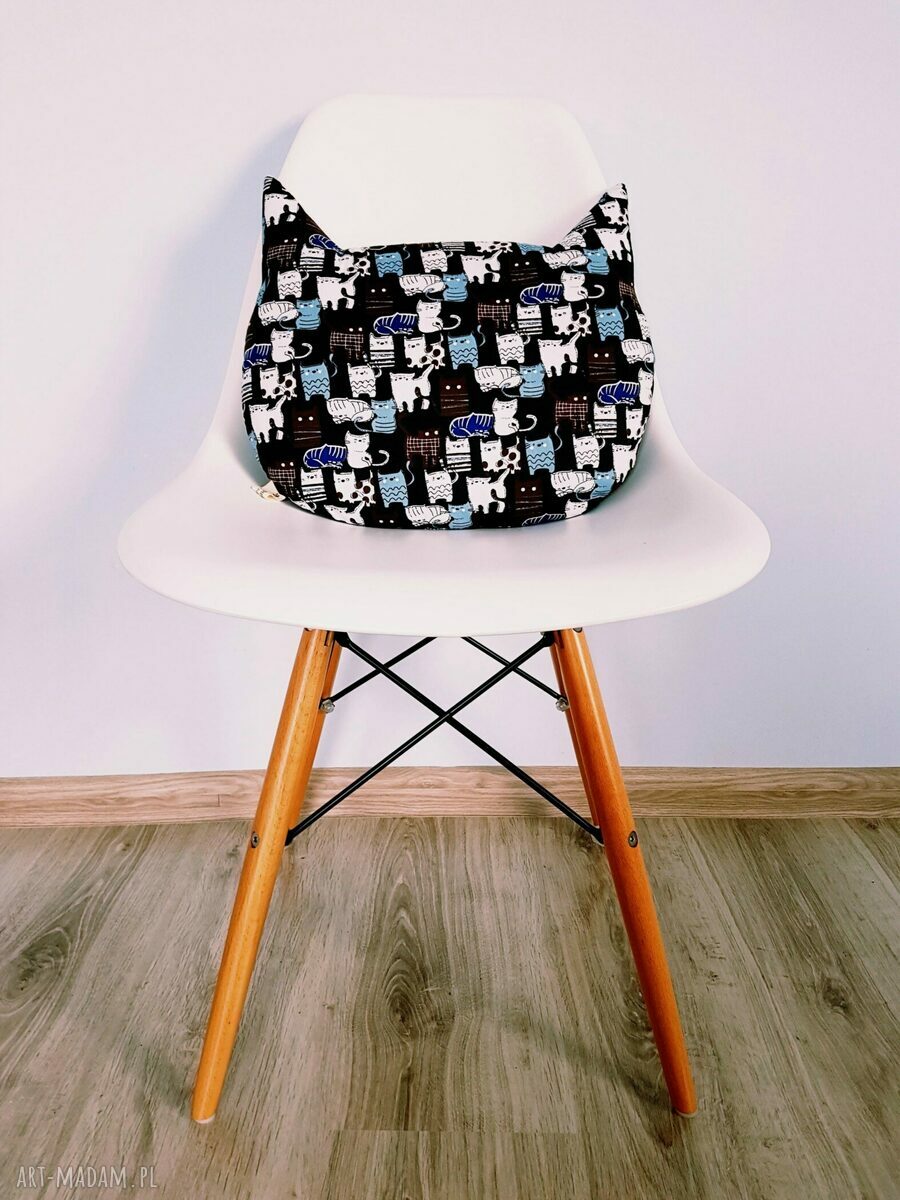 kocia poduszka handmade
