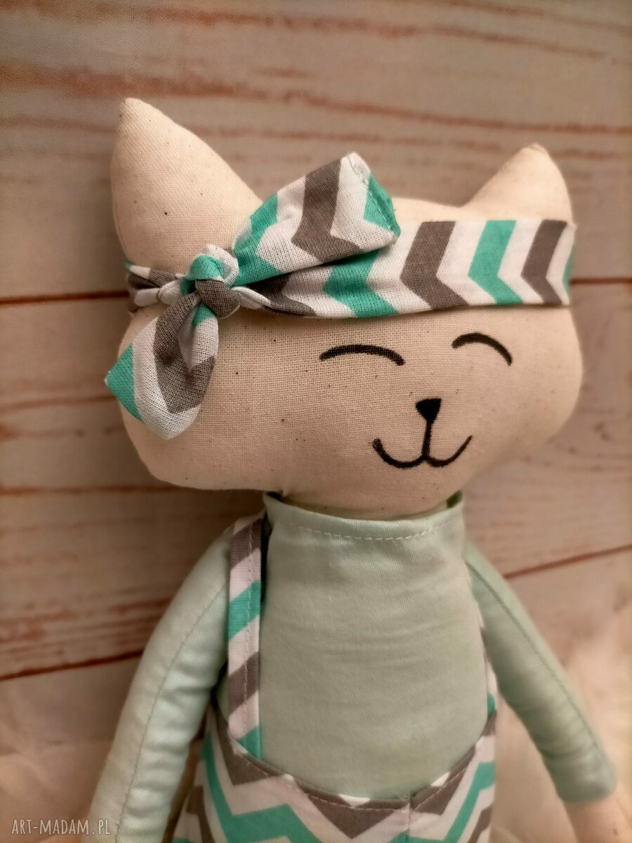 Kociak Tilda 40 cm - antyalergiczna przytulanka handmade
