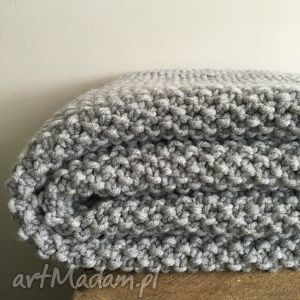 kocyk dla dziecka baby blanket - szare pokoik dziecka