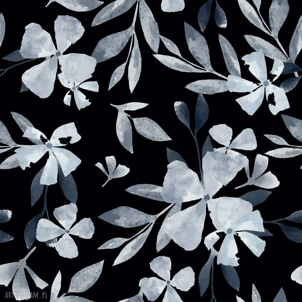 KOCYK KOŁDERKA 50 x 75 cm minky bawełna BLUE FLOWERS ręcznie robione