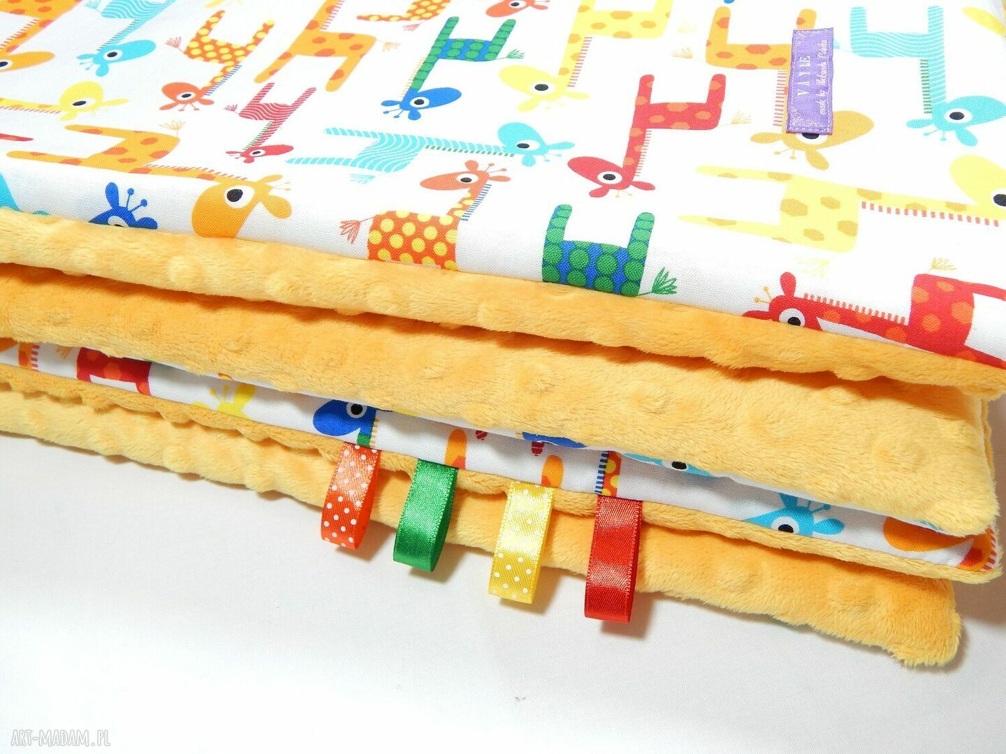 Kocyk minky Giraffe Baby