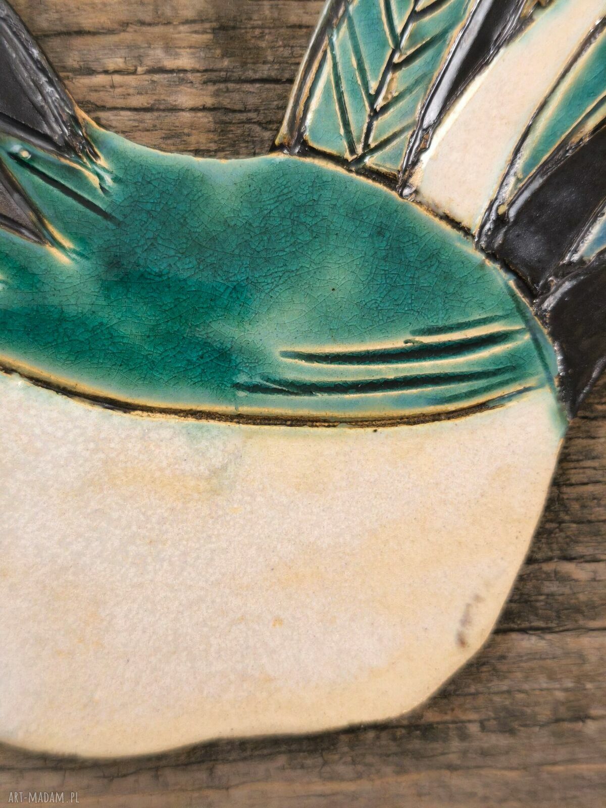 Kogut wiszący ceramiczny - rustykalna dekoracja wielkanocna