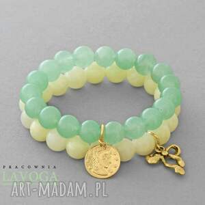 lavoga pistachio & cream jade set