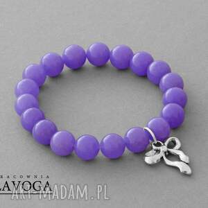 violet jade with bow pendant lavoga