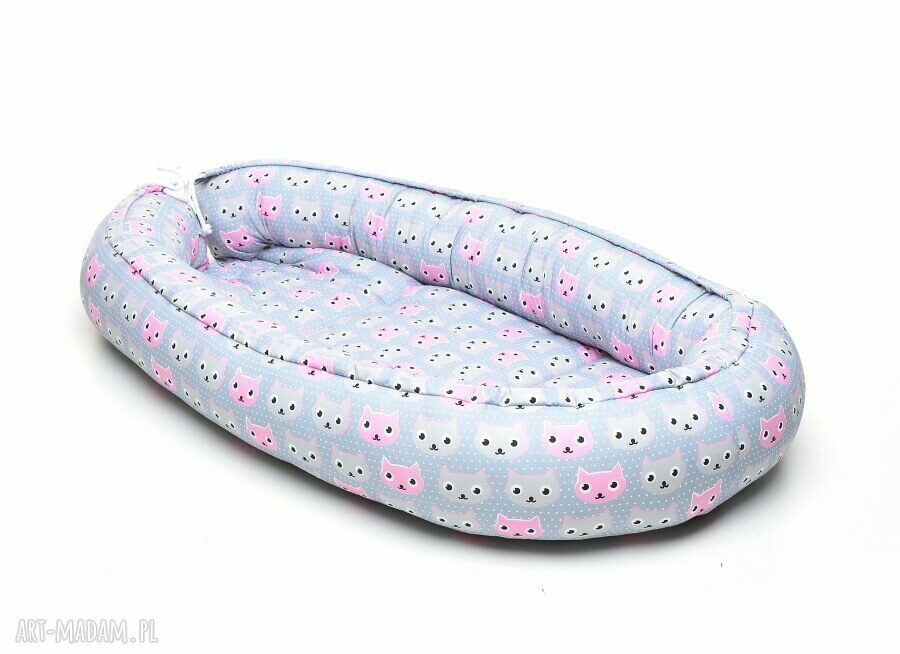 dla dziecka: KOKON NIEMOWLĘCY gniazdko OTULACZ kojec kotki Handmade