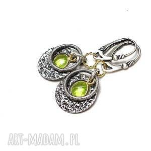 katia i krokodyl peridot ring - kolczyki