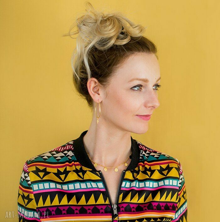 kolczyki: Kolczyki koła z gwiazdką CELEBRATE handmade