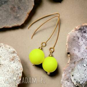 swarovski neon pearls neon yellow kaktusia