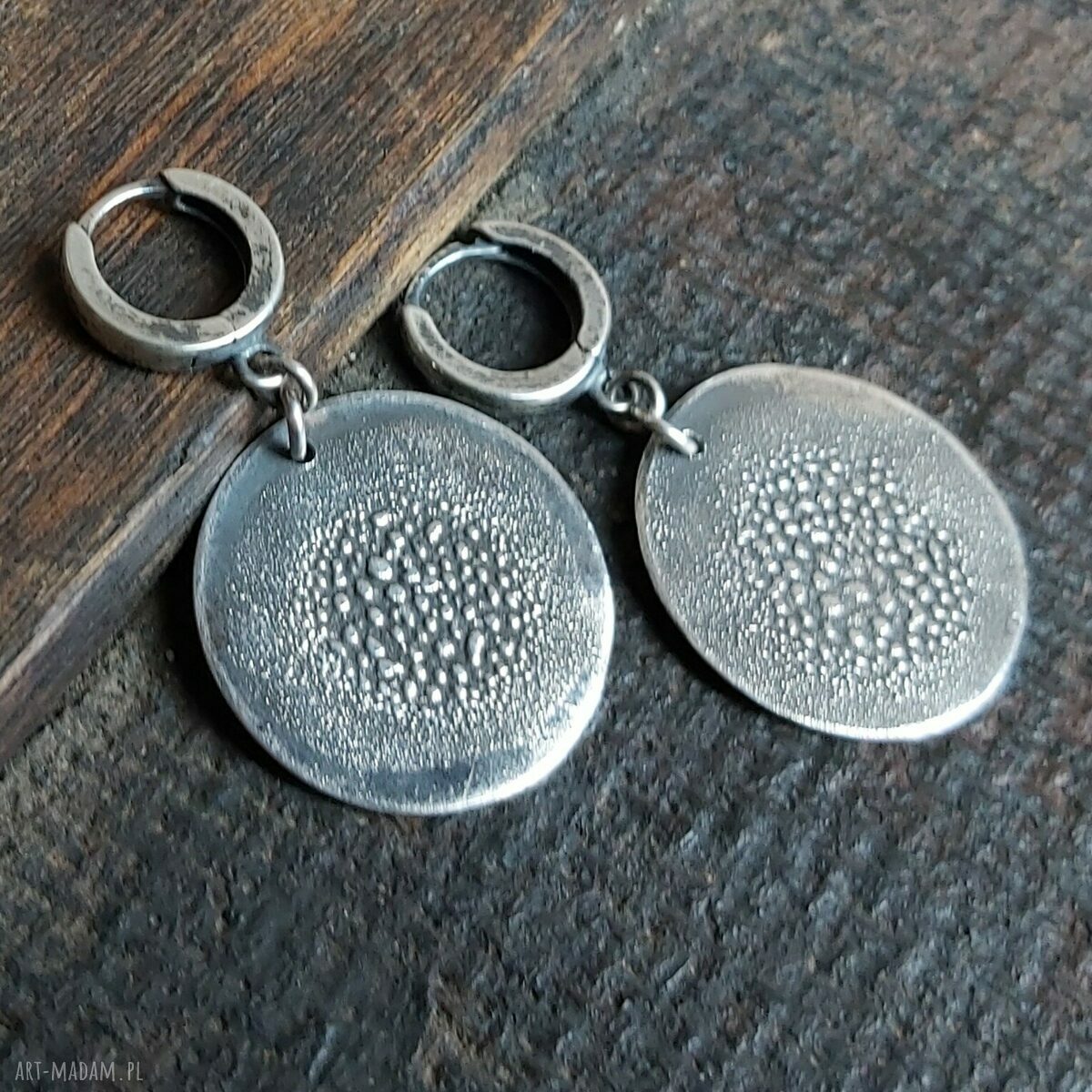 Kolczyki srebrne handmade