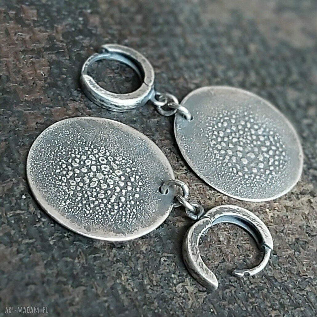 Kolczyki srebrne handmade