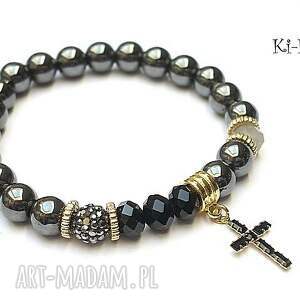 ki ka pracownia kolekcja rich - black crucifix 2 - złote