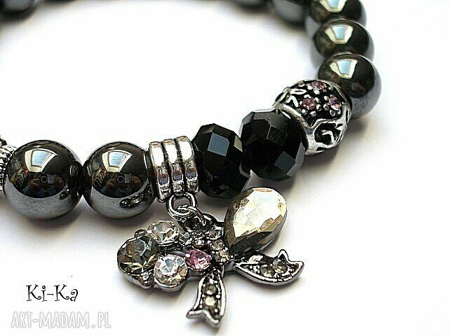 KOLEKCJA RICH GRAPHITE BOW Handmade