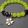 czarne bransoletki shamballa kolekcja rich - neon flower