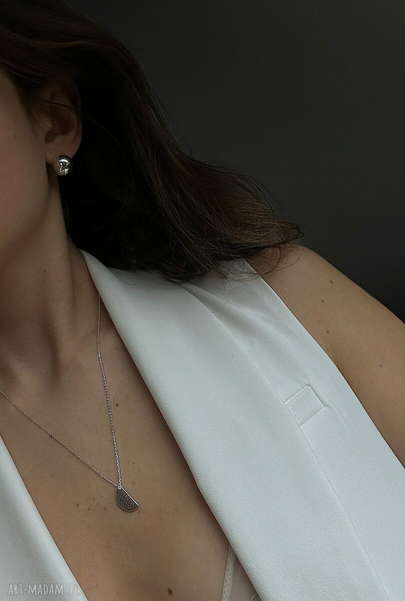 kolczyki: Srebrne kolczyki duże przestrzenne koła Ręcznie zrobione