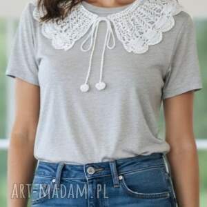 kołnierzyk retro biały