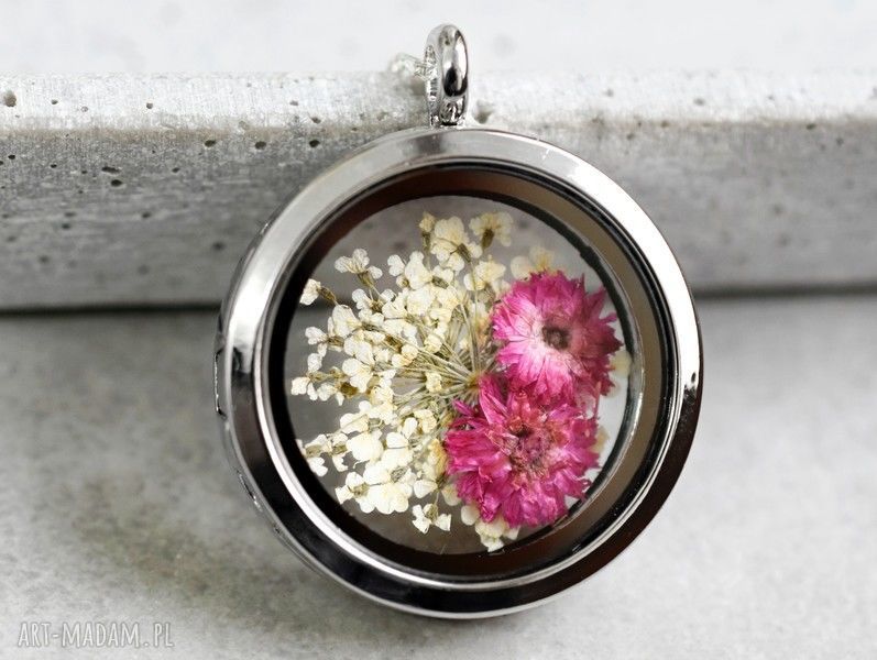 925 suszone kwiaty srebrny naszyjnik kwiat srebro kolor elegancja