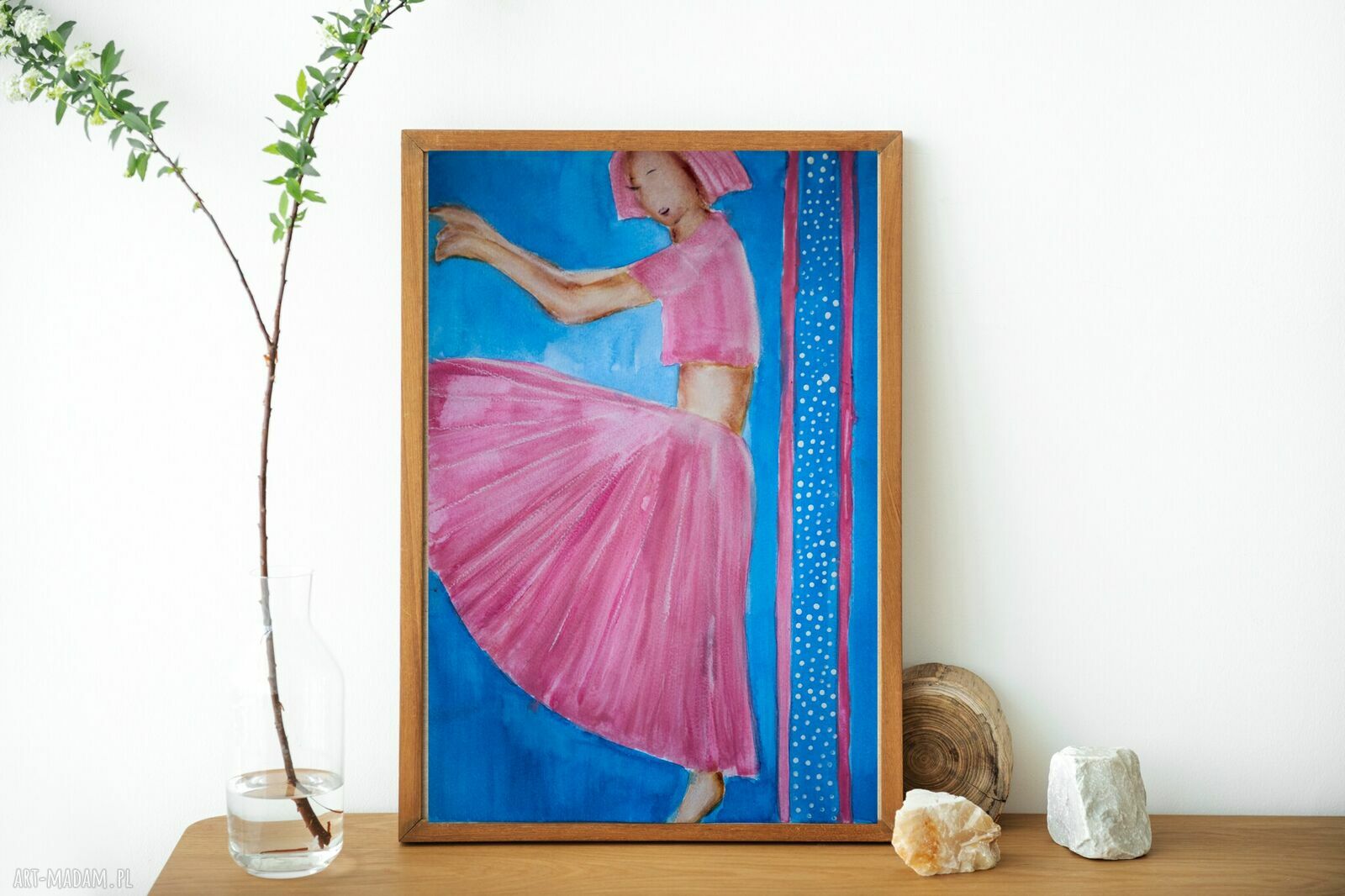 Kolor kobiety 5 - plakat na ścianę 70x100 cm do salonu