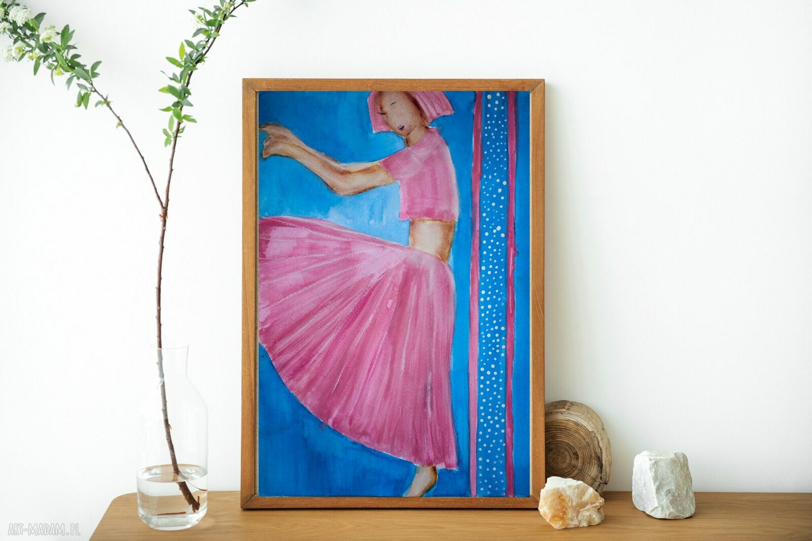 Kolor kobiety 5 - plakat do salonu 30x40 cm
