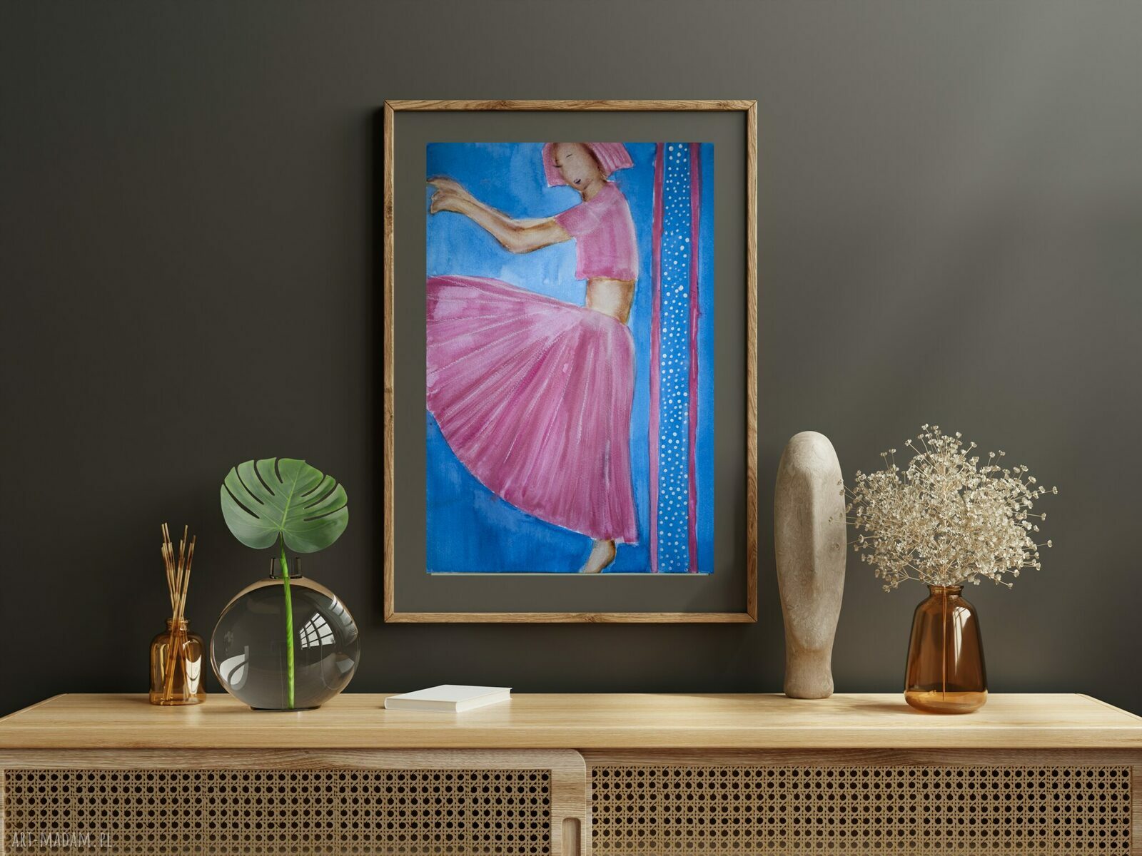 Kolor kobiety 5 - plakat do salonu 30x40 cm