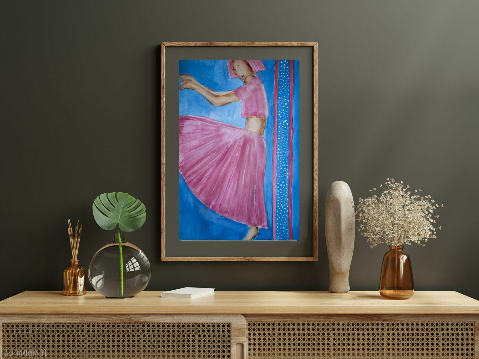 Kolor kobiety 5 - plakat na ścianę 70x100 cm do salonu